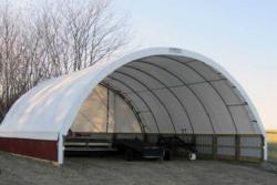 30'Wx70'Lx15'H arch storage building